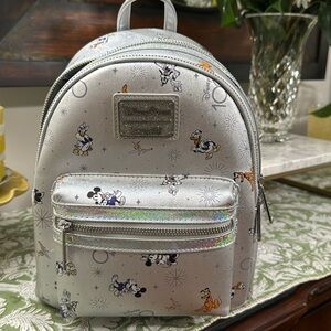Loungefly Mickey Mouse and Friends Disney 100 Mini Backpack NWOT